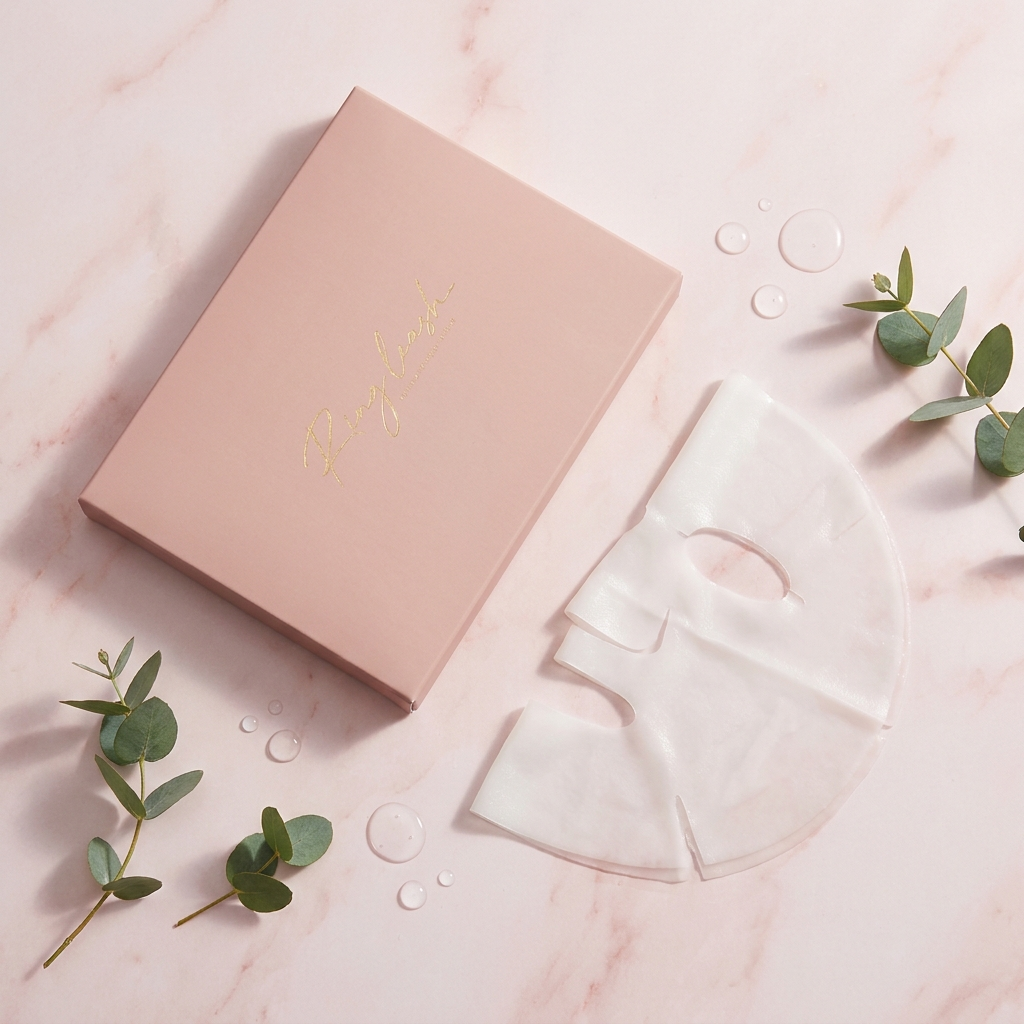 Pheroeli balenie a maska - flat lay